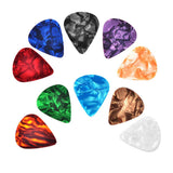 Maxbell 10pcs Plastic Guitar Bass Pick Plectrum Hearted Shape Instruments 0.96mm