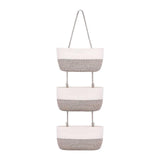 Maxbell Hanging Basket Large 3 Tier Storage Bag for Indoor Tabletop Bathroom Bedroom hanging basket