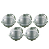 Maxbell 5Pcs Plastic Big Size Ice Mould Round Ice Ball Maker Ice Maker Green