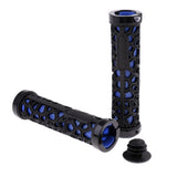 Maxbell Bike MTB Bicycle Handlebar Fixed Gear Lock-on Rubber Anti-Slip Grips  Blue