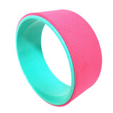 Maxbell Yoga Wheel Yoga Poses Auxiliary Exercise Muscle Wheel Soft Foam Yoga Roller Pink