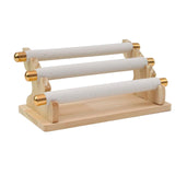 Maxbell Freestanding Rings Display Holder Showcase Holder for Home Tabletop White