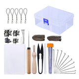 Max Maxb Needle Felting Starter Kit Hand Spinning Crafts Tool for Wool Doll Making