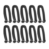 Maxbell 10Pcs Webbing Strap Hook Attachments for Backpack Strap Luggage Strap Hiking