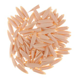 Max 100pcs Trimmable Solid Wooden Plugs - Jig Screws - Pocket-holes - DIY Yellow