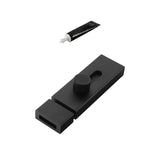 Maxbell Door Latch Sliding Lock Barrel Bolt Latch for Interior and Outdoor Yard 100mm Black