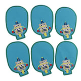 Max 6pcs Cloth Fabric Patches Applique for Sewing Crafts Decor 5.0 x 3.2inch