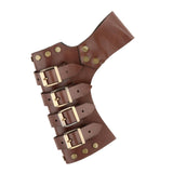 Maxbell Belt Waist Sheath Rapier Knight Scabbard for Cosplay Performance Women Brown