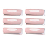 Maxbell 6Pcs Bed Sheet Grippers Clamps for Mattresses with Raised Edge Anti Slip Pink White