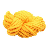 Maxbell Knitted Throw Blanket for Couch Machine Washable Yellow