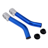 Maxbell 1 Pair 22.2mm Bike Bicycle Handlebar Handle Bar Ends Handlebar Grip Blue