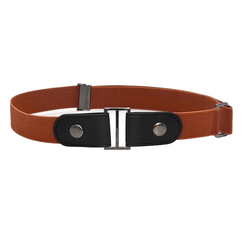 Max No Buckle Stretch Belt for Men and Women Brown