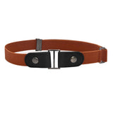 Max No Buckle Stretch Belt for Men and Women Brown