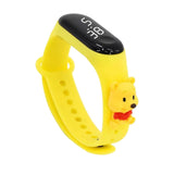 Maxbell Waterproof Digital Wrist Watch Kids Sports Watch  Yellow Winnie the Pooh