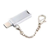 Max Universal Metal USB Type C TF Card Reader OTG Adapter silver - Aladdin Shoppers