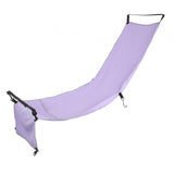 Maxbell Comfort Airplane Footrest Hammock Seat Cover Leg Rest for Flights Trains Bus Purple