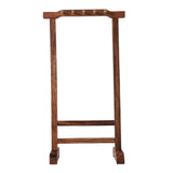 Maxbell Calligraphy Brush Pen Holder 10 Hook Hanging Retro for Office Holiday Gifts Rosewood