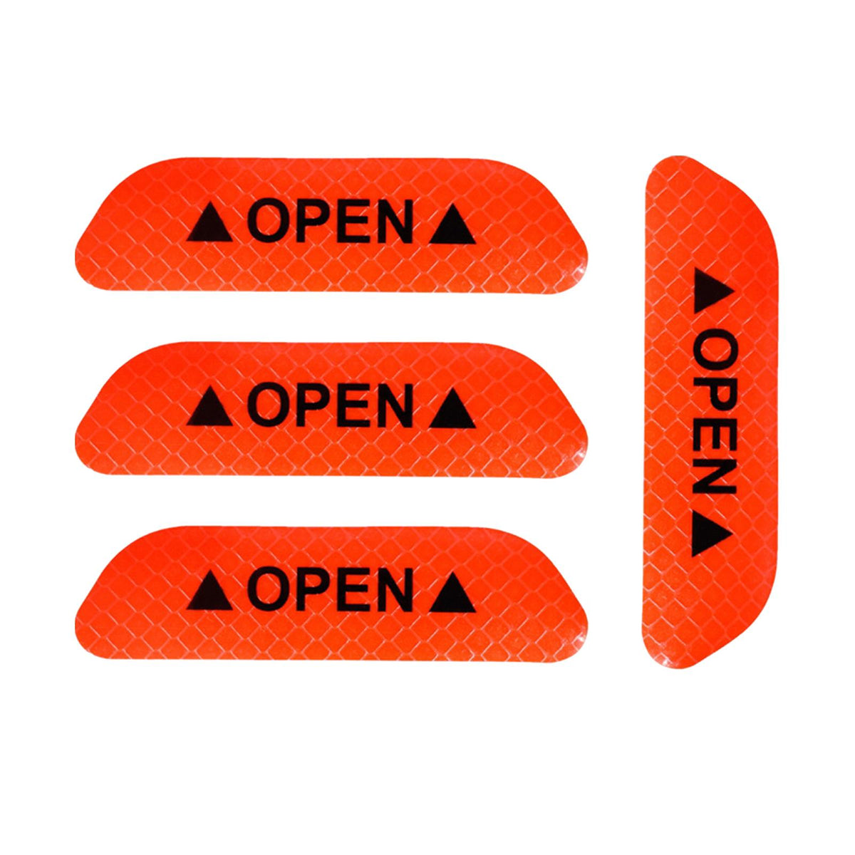 Maxbell 4x Reflective Tape Strong Adhesion for Vehicles Motorcycle Automotive Orange