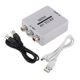 Max Maxb Mini Rca Cvsb AV to RF Adapter 67.25Mhz 61.25Mhz Video Audio TV Signal Switc