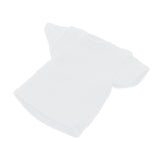Maxbell 1:12 Short Sleeve Cloth Figure Doll Clothes for 6inch Female Soldier Figures White