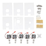 Max 5-Layer Clear Case Enclosure with Cooling Fan for Raspberry Pi