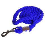 Maxbell Horse Lead Rope Bolt Snap Clip Soft Durable for Livestock Horse Leading Rope Dark Blue