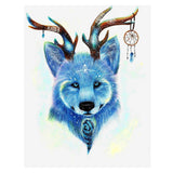 Maxbell 5D DIY Diamond Painting Embroidery Cross Craft Stitch Kit Wolf