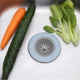 Maxbell Silicone Sink Strainer Kitchen Sink Drain Filter Basket Hair Catcher Blue