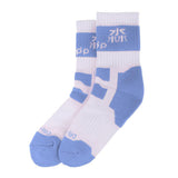 Maxbell Men Women Sports Socks Skateboard Roller Skating Breathable Socks blue L