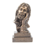 Maxbell European Style Handmade Crafts Jesus Bust Sculpture with Base Stand Type D
