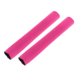 Maxbell 2Pcs Diving Fabric Non-slip Paddle Grip Protect Sleeves Prevent Covers Wrap Rose Red