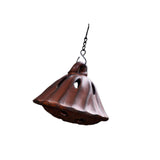 Maxbell Hanging Incense Burner Incense Cones Holder Accent Incense Coil Censer Decor Brown 9.8cmx7.8cm