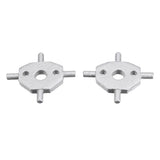 Maxbell 2 Pieces Headlight Washer Covers Cruciform Swivel  Pivot For Jaguar X/S Type
