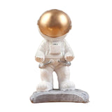 Maxbell Astronaut Glasses Holder Eyeglasses Display Stand Decor Standing on two feet