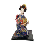 Maxbell 12'' Japanese Kimono Geisha Doll Asian Doll for Home Ornament Decor Style C