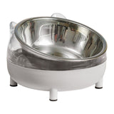 Maxbell Elevated Cat Bowls Small Medium Large Dog Drinking Dispenser Raised Dish Gray