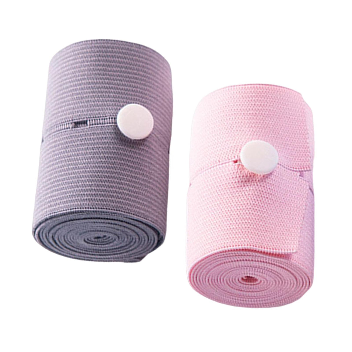 Maxbell 2Pcs Fetal Heart Belt Support Tool Comfortable for 100kg-150kg pink and grey