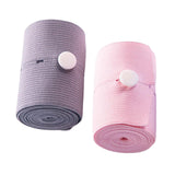 Maxbell 2Pcs Fetal Heart Belt Support Tool Comfortable for 100kg-150kg pink and grey