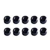 Max 10pcs Fishing Rod Guides Ring DIY Pole Guide Repair Black Groove 03