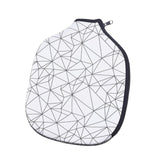 Maxbell Racket Sleeve Waterproof Case Storage Carrier Holder Pickleball Paddle Cover Geometric Pattern