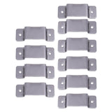 Maxbell 10 Pieces Tape Measure Holder Clip Tool Multifunction Belt Tape Measure Clip Gray