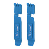 Maxbell 2Pcs Bicycle Tire Tyre Lever Opener Breaker Wheel Spoke Repair Tools Blue