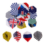 Maxbell Assortment Dart Flag Flights Standard Dart Flight Replacement 36 Flag Print