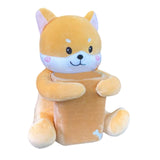 Maxbell Car Tissue Box Holder Brown Home Office Organizer, Cute Decoration