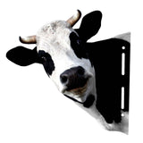 Maxbell Animal Heads Art Sculpture Artwork for Dining Room Wall Hanging Centerpiece Cow