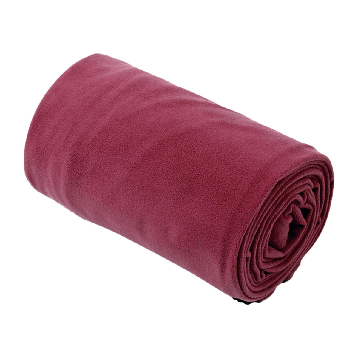 Maxbell Soft Fleece Sleeping Bag Liner Business Backpacking Thermal Camping Blanket Deep Red