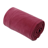 Maxbell Soft Fleece Sleeping Bag Liner Business Backpacking Thermal Camping Blanket Deep Red