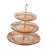 Maxbell Modern Serving Tray Snack Plate Round Platter Fruit Plate for Birthday Party
