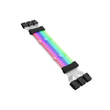 Maxbell Extension RGB Cable PSU Extension Cable Set PCIe Cable for Computer PC Black 3x8PIN