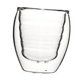 Maxbell 70ml Double Wall Glasses Clear Insulated Mug Drink Mug for Tea Beverage Coffee